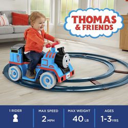 Thomas & Friends Ride-On Train, Thomas with Track, Battery-Powered
