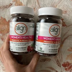 NWT Align Women’s health prebiotic + probiotic 2 pack