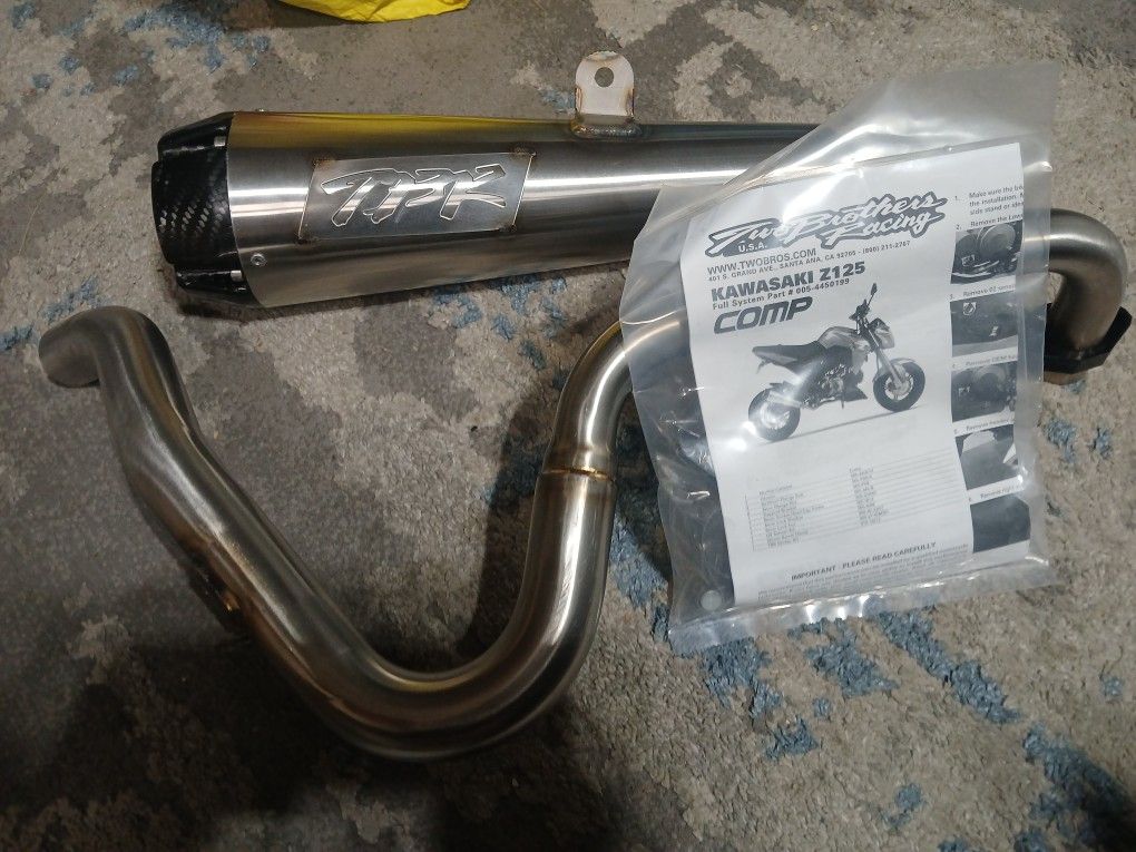 Kawasaki Z125 Full System Muffler Kit