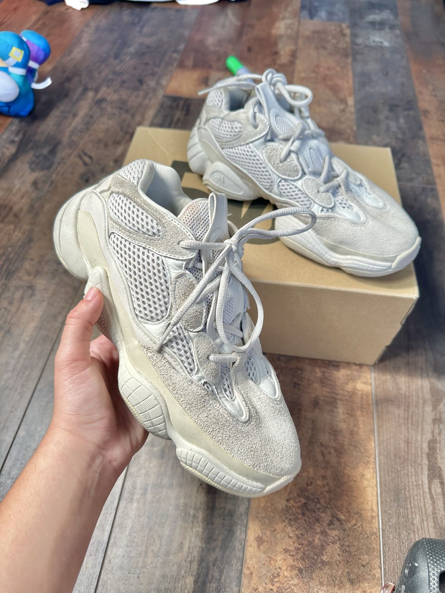 Yeezy men’s 7  reflective - very good condition Size 7 - adidas Yeezy Boost 350 V2 Black Reflective for sale  main image 2