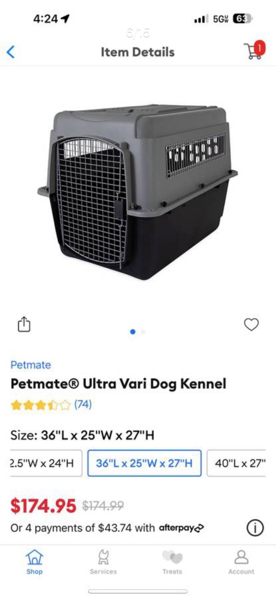 Petmate Ultra Vari Dog Kennel