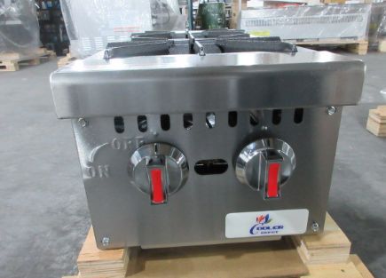 NSF 12 ins two burner hotplate HWS 2