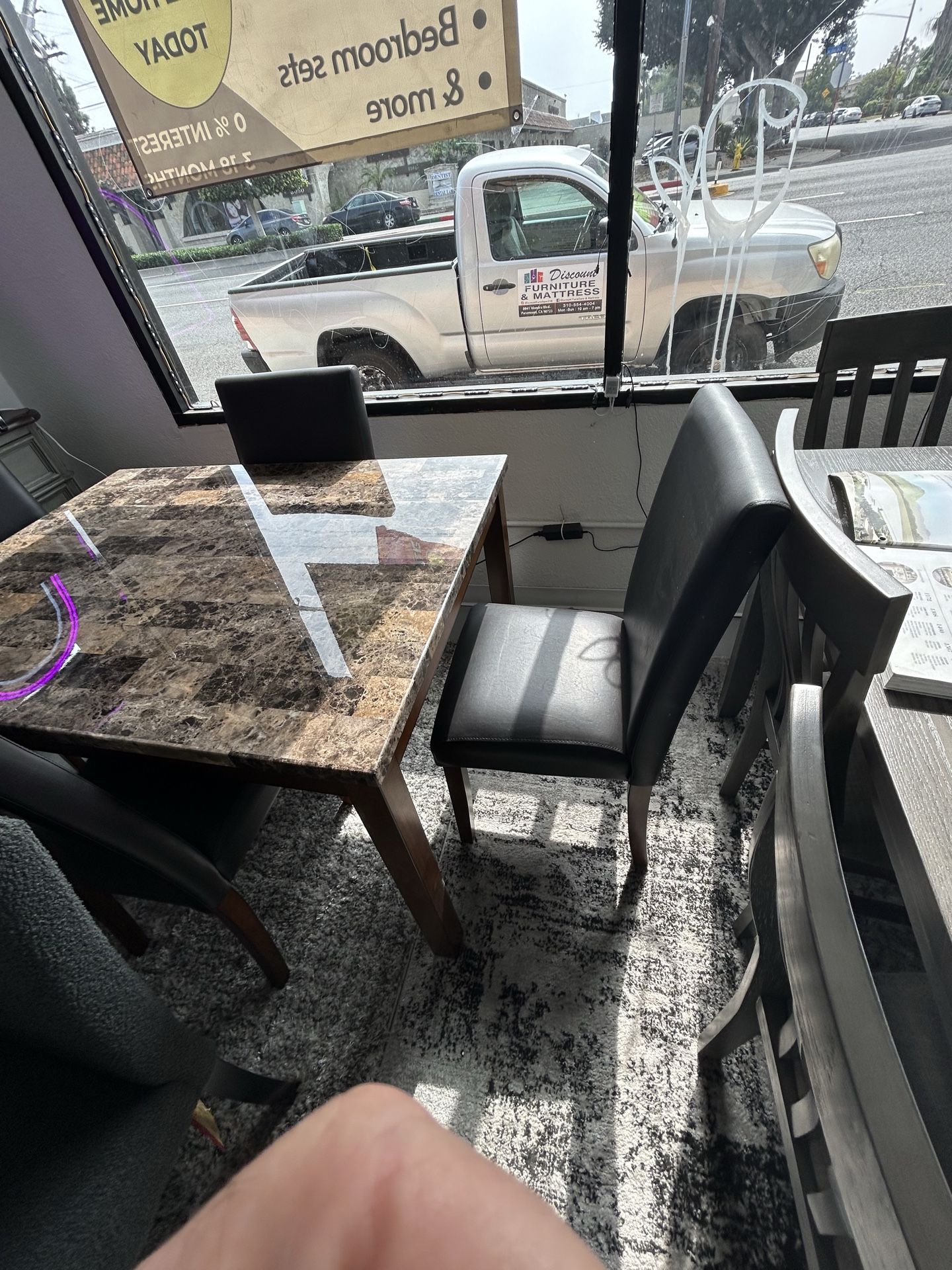5 piece dining table set/ new in box