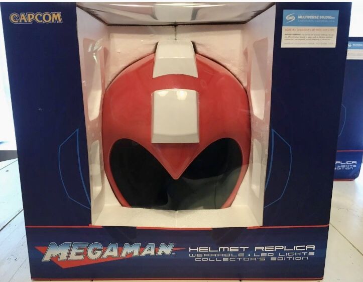 Mega man Helmet Replica 1:1 2016 SDCC Limited Edition (Red) Light Up Cosplay