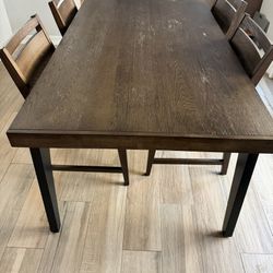 Brown Wood Table