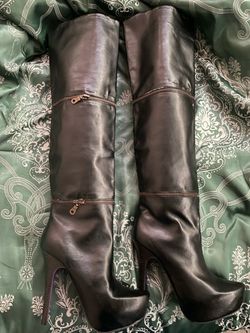 Over-the-Knee High Heel Boots
