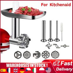 Metal Meat Grinder Sausage Stuffer Tubes Attachment For KitchenAid Stand  Mixer