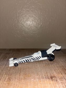 Vintage 1993 McDonald’s Hot Wheels Dragster Zebra