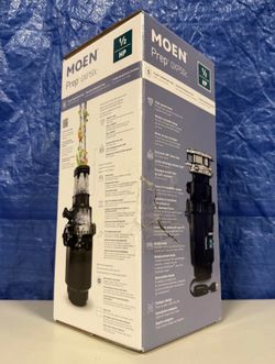 Moen Prep Series PRO 1/2 HP Continuous Feed Garbage Disposal & Power Cord GXP50C