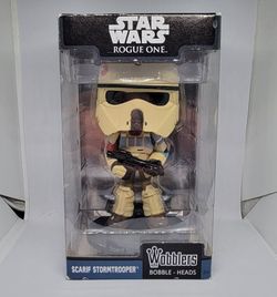 Star Wars scarif trooper bobble head wobblers