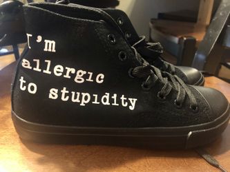 Hot Topic High Tops, (unisex) Size 6, $30 OBO