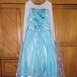 Girl's Youth Size 10 Frozen Elsa Princess Halloween Costume PRICE Is Firm 