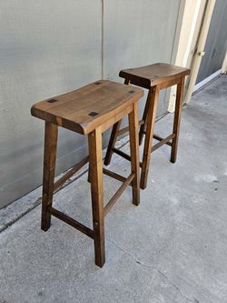 Wood  stools