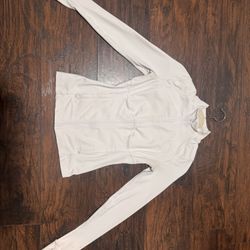 Alo Yoga White Jacket (Women’s) – Good Condition