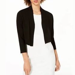 Calvin Klein Cropped Open-Front Cardigan XL