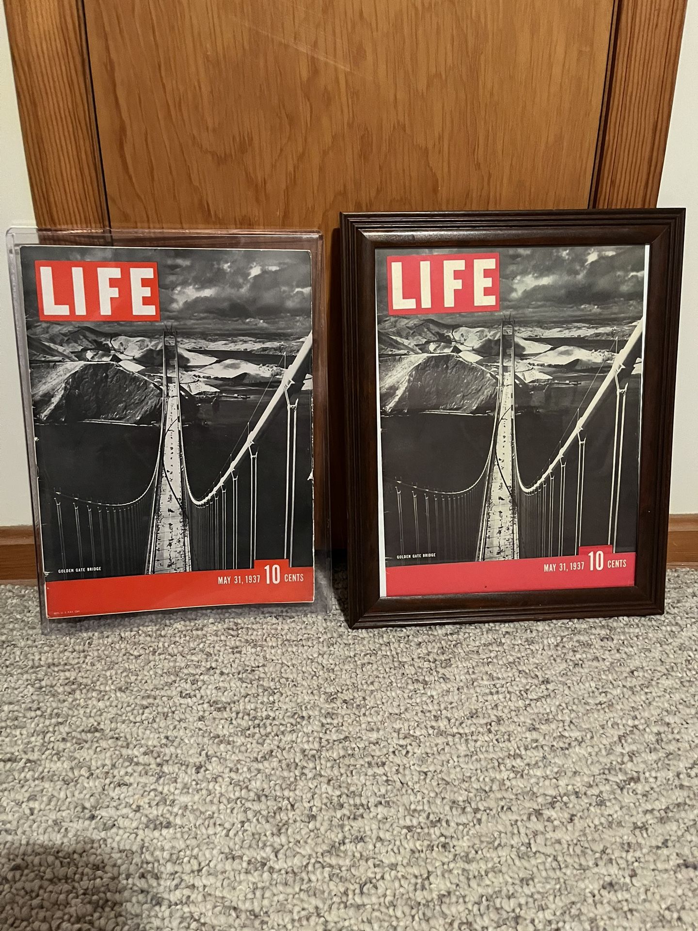 May 31, 1937 Time Magazine & Framed Cover