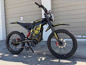 Brand New Zonveer ZX3 Electric Dirt eBike 2800w Full Suspension 37 Mph 65 Miles Range