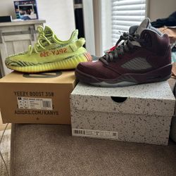 Yeezys And Jordan 5 Retro