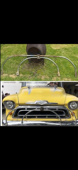 Vintage Chevrolet Smash hit grill guard