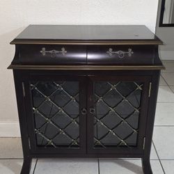 THE BOMBAY COMPANY INC. WINE CABINET WITH STORAGE