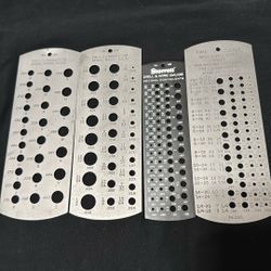 Starrett No.198, 187, 186, 185 Wire And Drill Guage