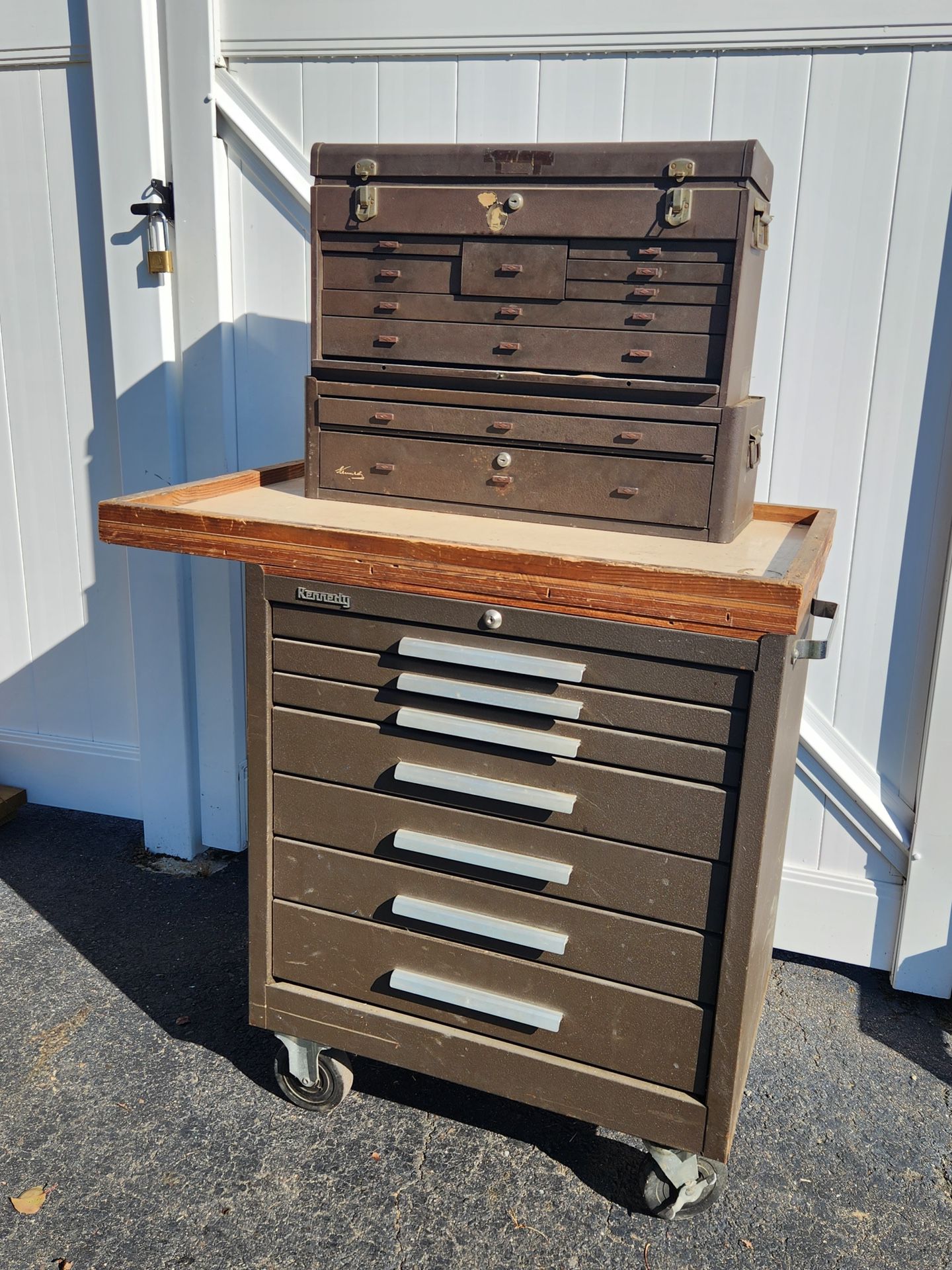 Kennedy 3 Piece Machinist Toolbox Box Chest From The 1980’s