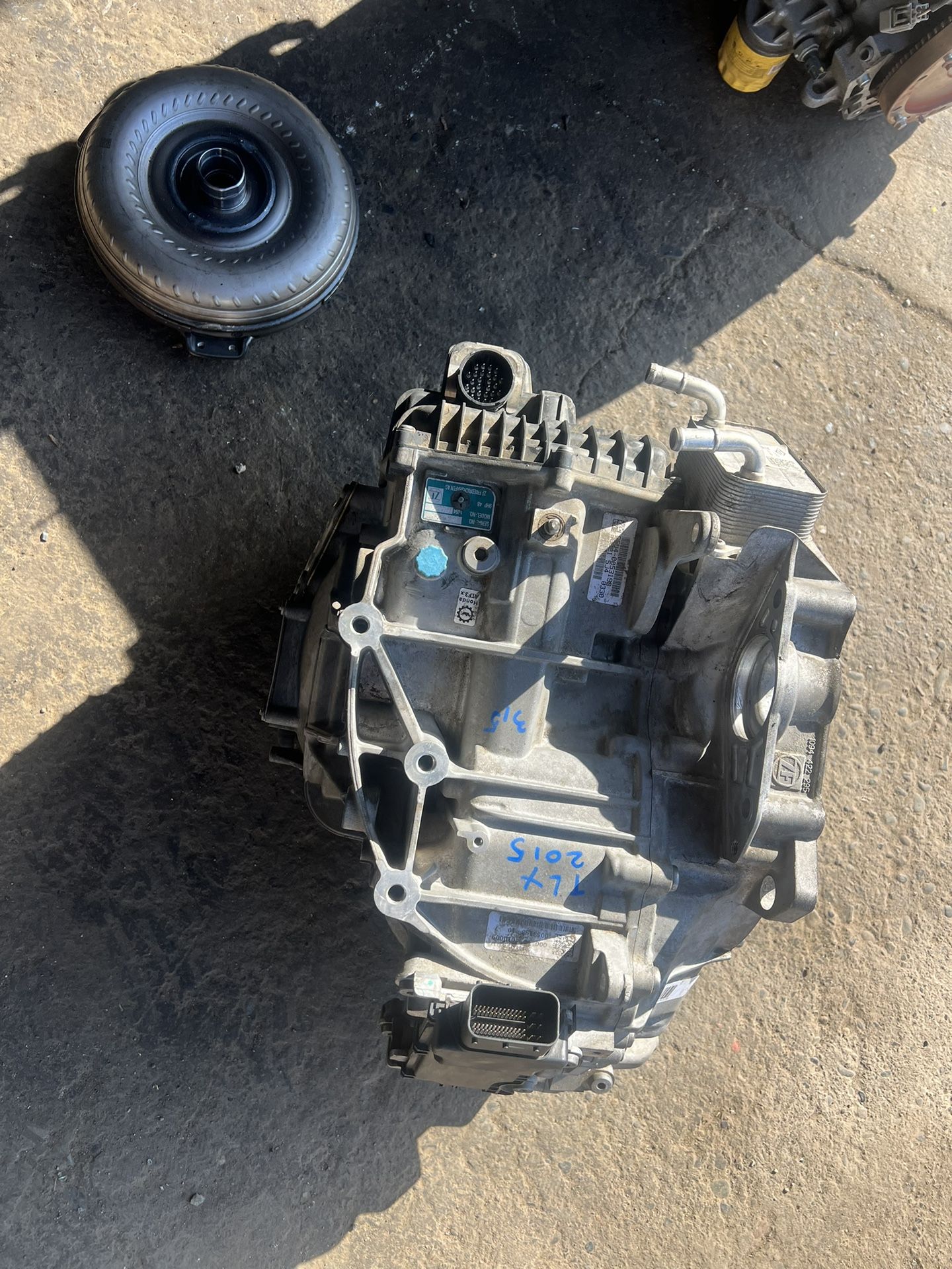 Transmission 2015 Acura TLX 3.5 V6 2 WD