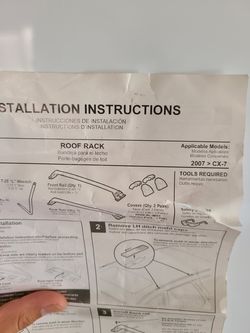 2007 - 2012 Mazda cx7 Roof Racks new