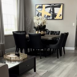 Solid Wood Farmhouse Table