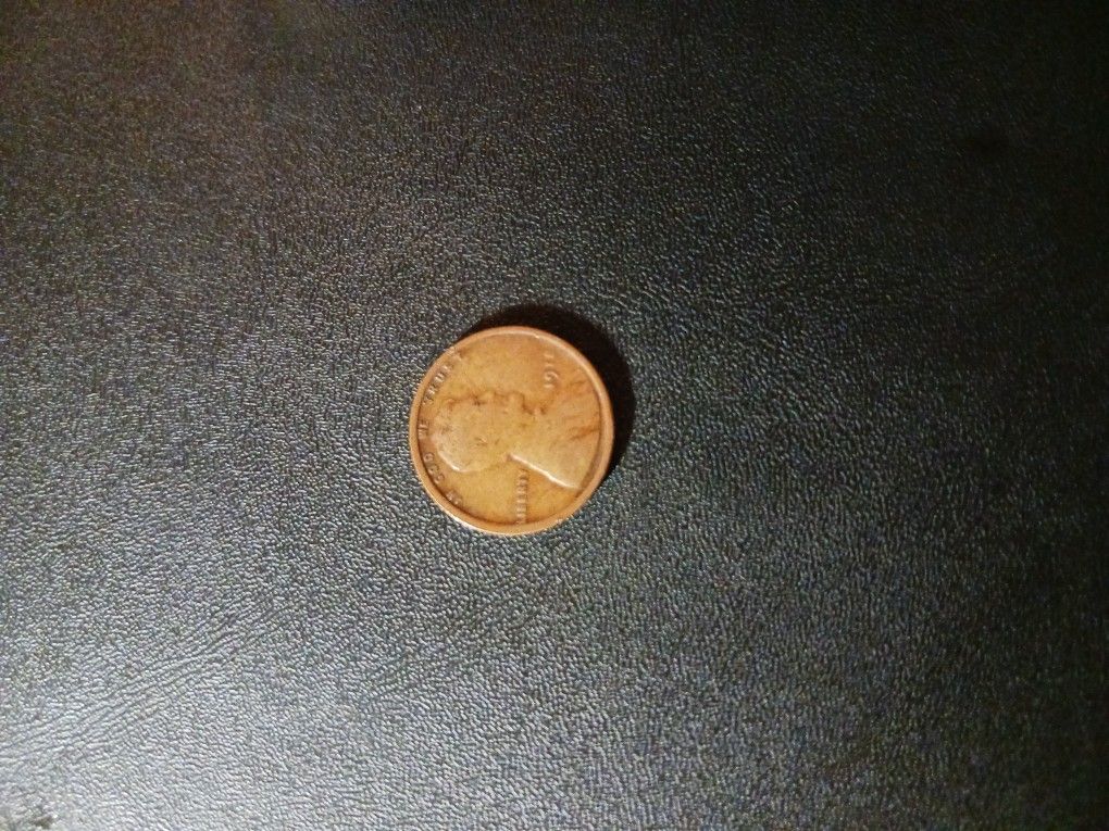 1918 No Mint Wheat Penny Error