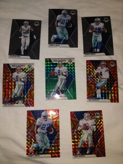Nfl mosaic football cards dallas cowboys , Aikman, Smith, Prescott, Cooper, Witten