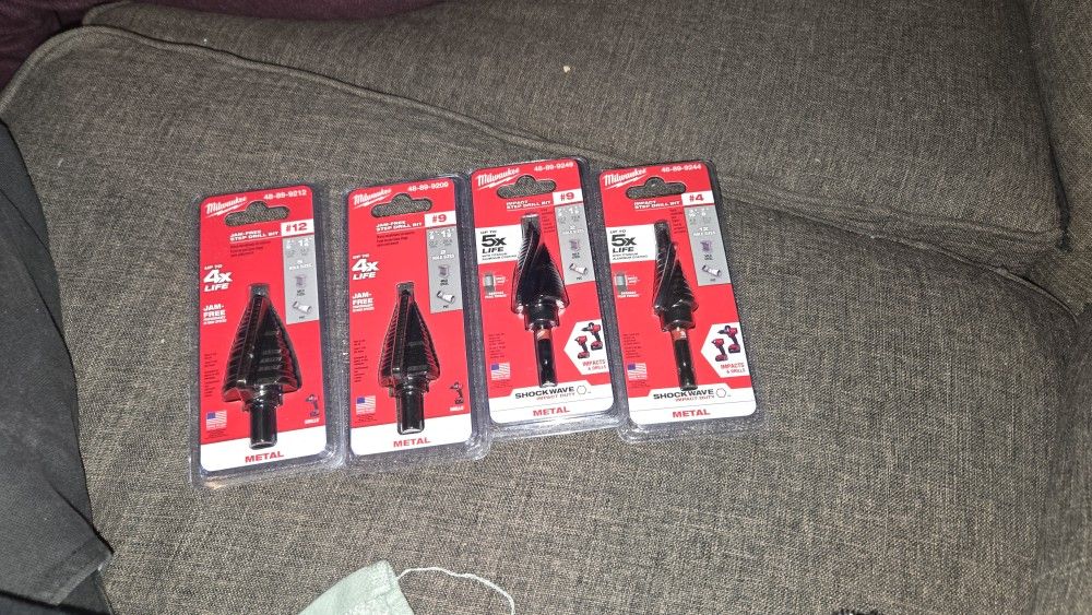 Milwaukee Jam Free Step Drill Bits
