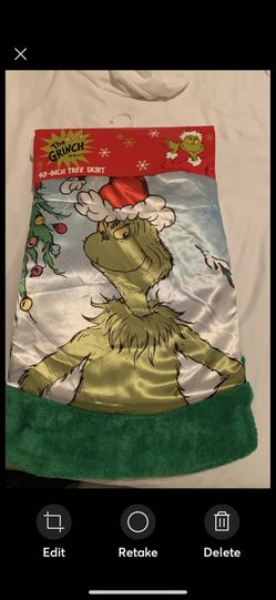 The grinch Who Stole Christmas tree skirt 48 Inch