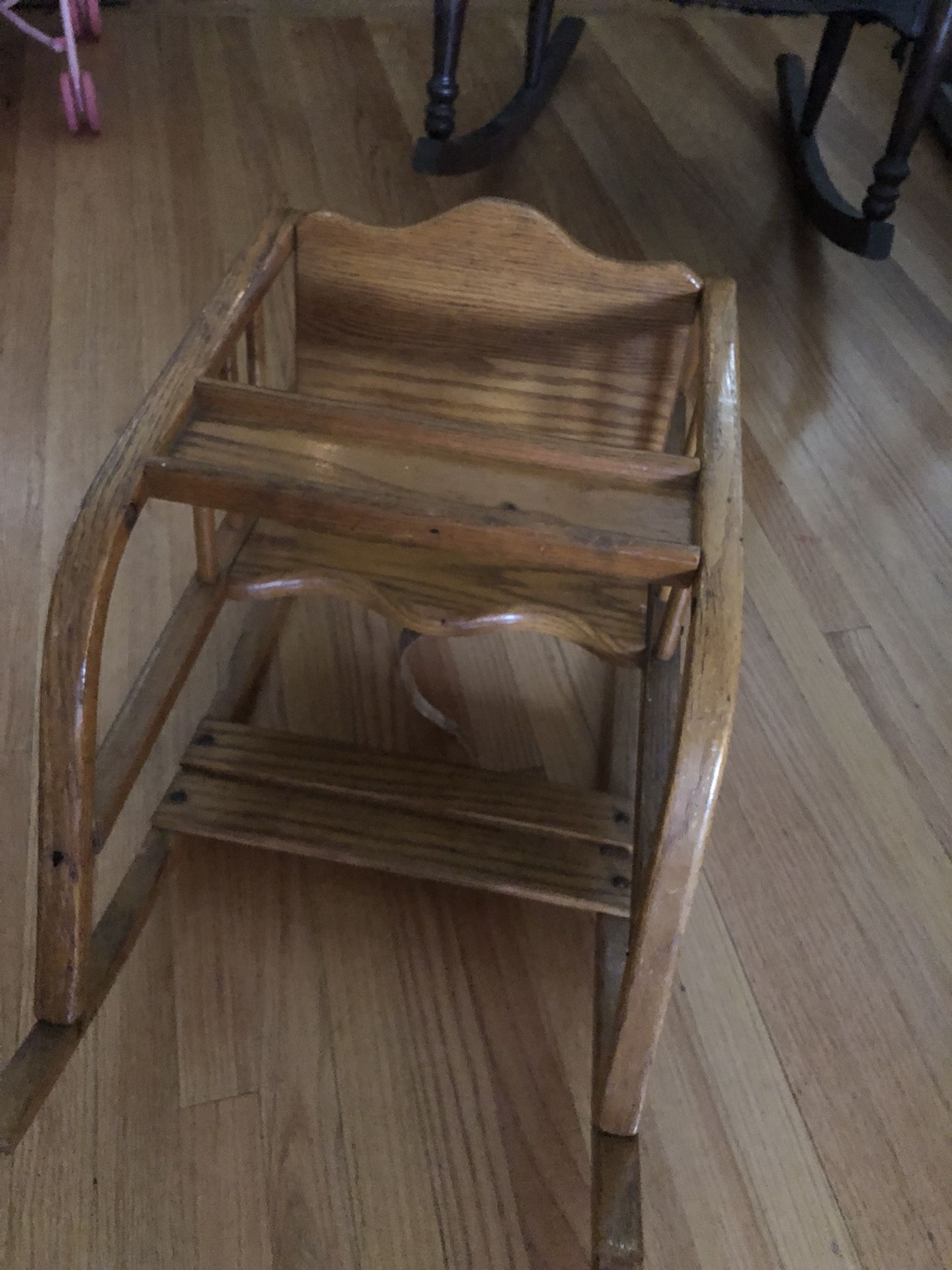 Antique baby rocker.