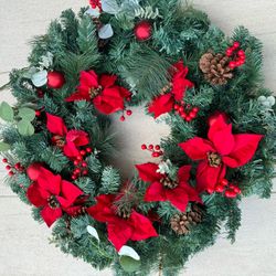 Wreath With Lights Christmas Wreath