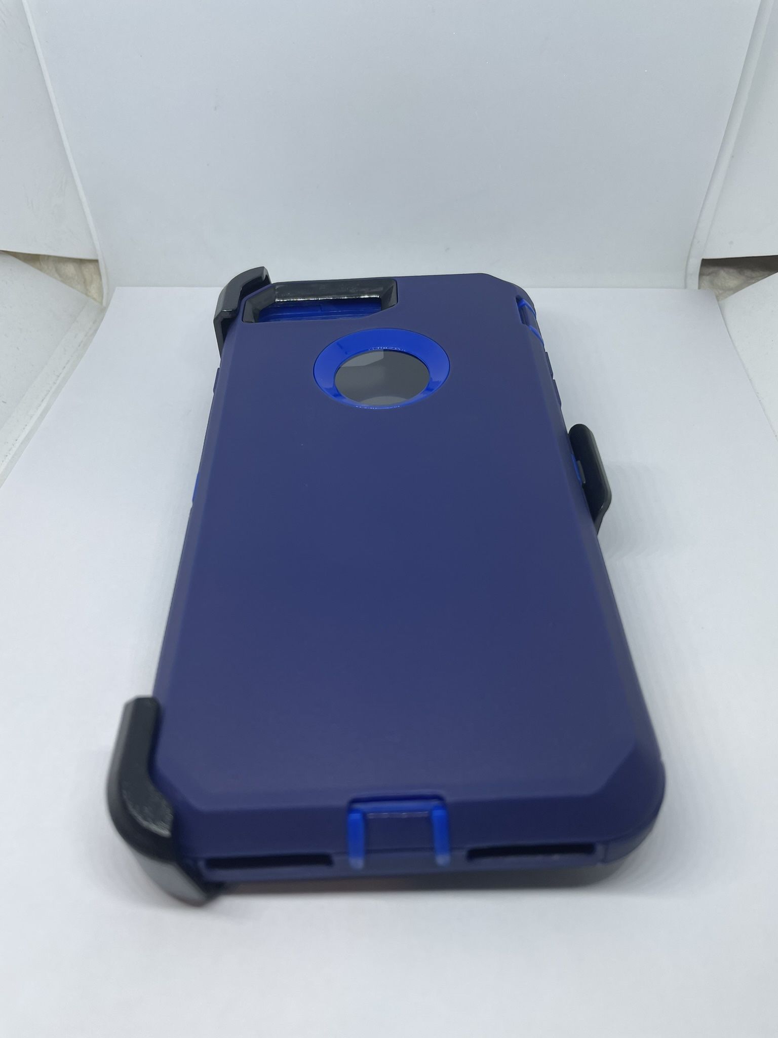 For iPhone 6 / 6 Plus iPhone 7 / 7 Plus iPhone 8 / 8 Plus Blue Belt Clíp Case Holster