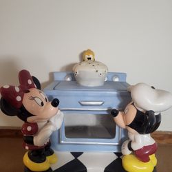 Mickey And Minnie RARE Cookie Jar