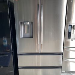 Samsung 4 Doors SS Refrigerator Used Like New