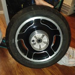 Harley Davidson Rim And Tire 