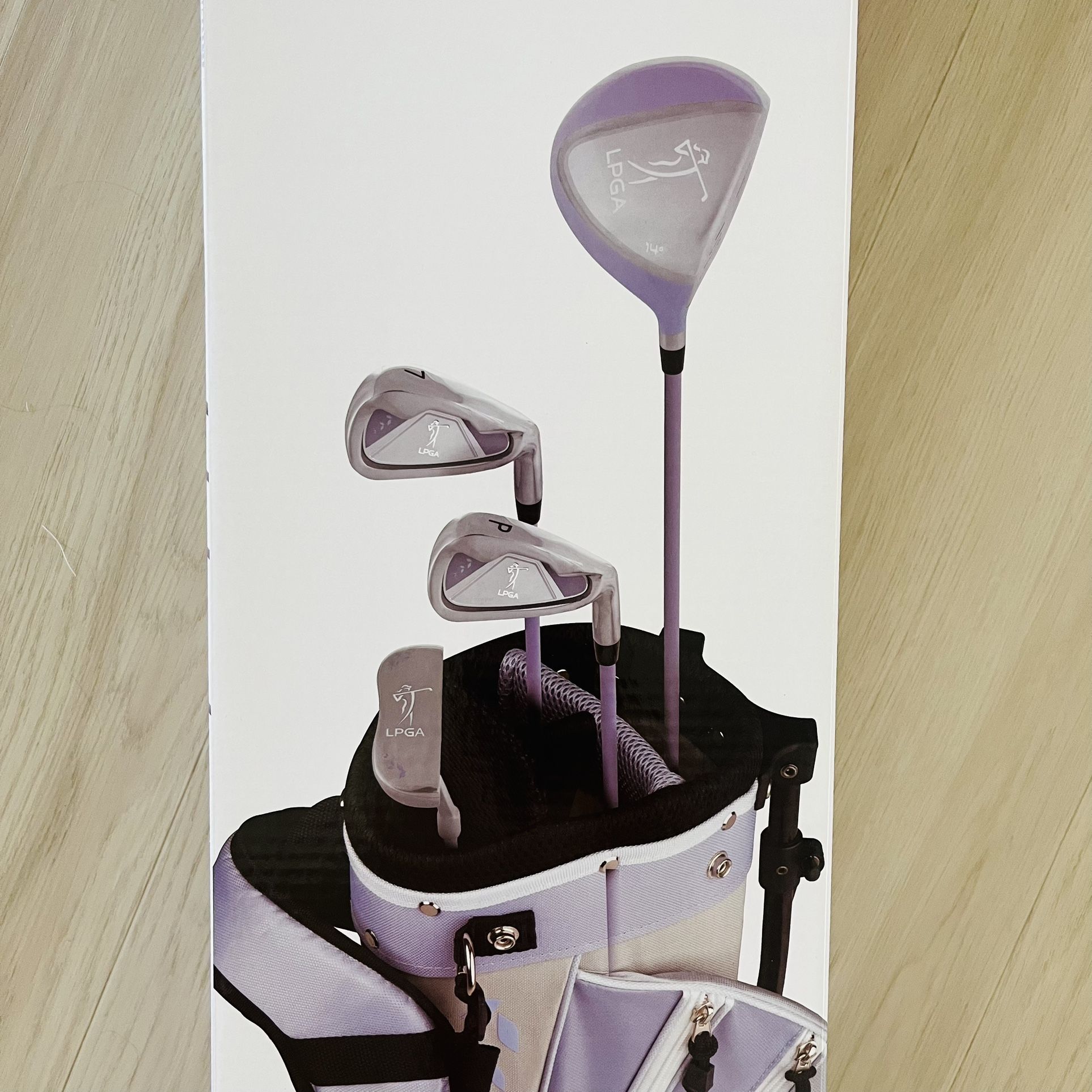 Brand New Juniors 7-piece LPGA Golf Club Set with Stand Bag