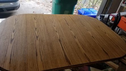 Refinished wood table