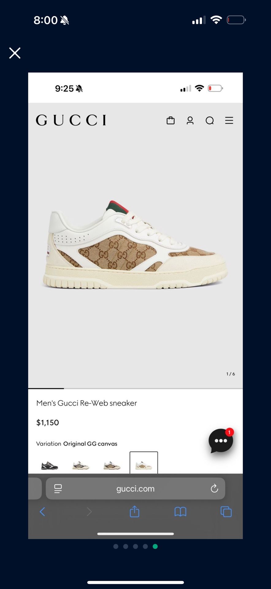 Gucci sneakers