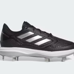 Adidas Adizero Purehustle 3 IG7134 Black Metal Softball Cleats Women's Size 9.5