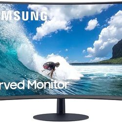 Samsung T55 Series 27” LED Curved FHD Monitor