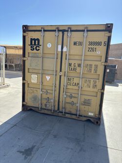 Dependable 20' Steel Storage Container — Wind & Watertight Used | Riverside Delivery