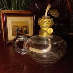 Vintage  Hurricane  Lamp