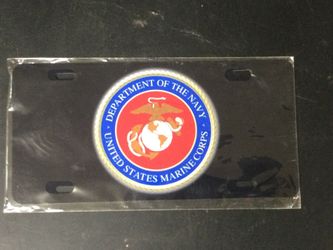 Marine Corps License Plate Cover