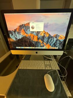 Apple iMac (27-inch, Late 2013) 3.2 GHz Intel Core i5 16 GB 1TB SATA Disk, Includes Keyboard & Mouse