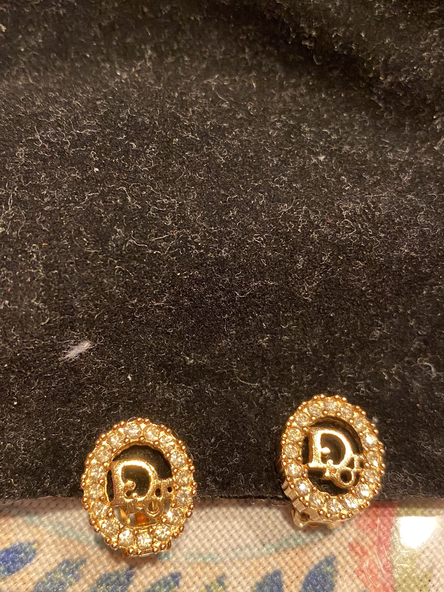 Christian Dior Clip On Earrings 