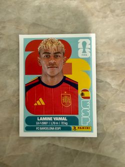 Lamine Yamal Panini 2026 sticker